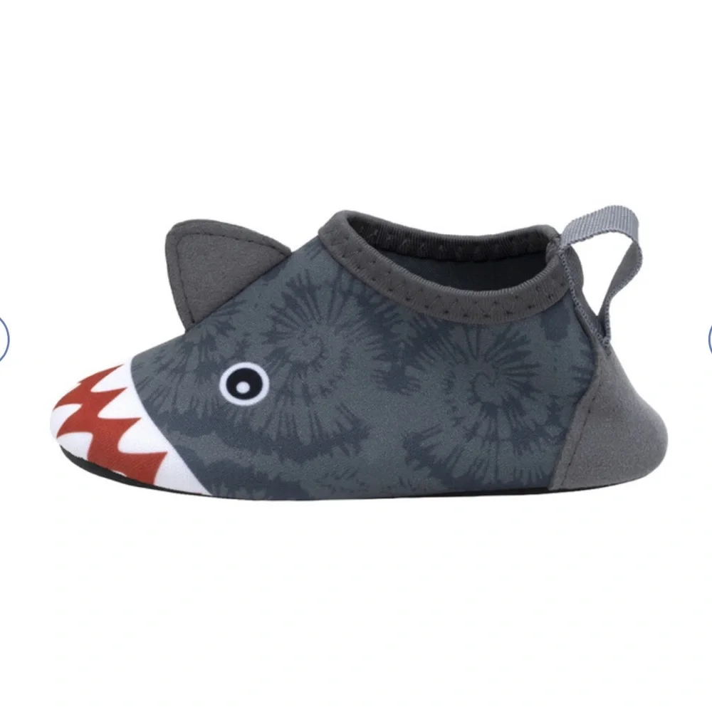 Robeez Shibori shark baby water shoes